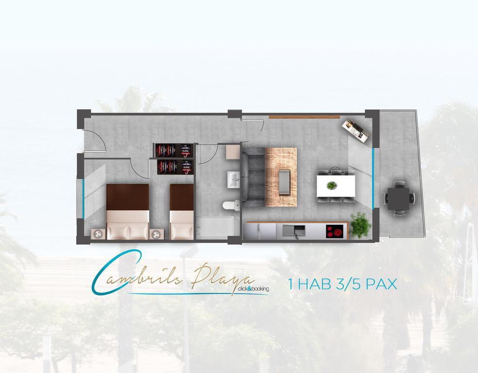 Apartamentos Cambrils Playa Spa Pokój zdjęcie